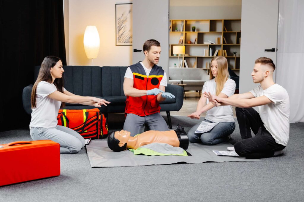 CPR classes in person's home